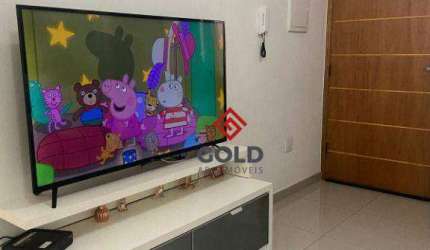 Apartamento com 2 dormitórios para alugar, 50 m² por R$ 2.662/mês - Parque Novo Oratório - Santo André/SP
