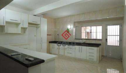 Casa com 3 dormitórios para alugar, 118 m² por R$ 2.240,00/mês - Jardim do Estádio - Santo André/SP