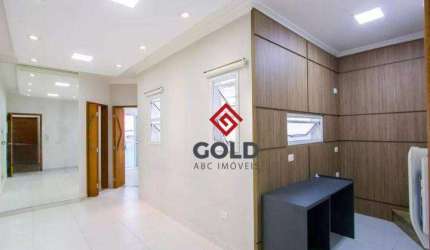 Cobertura com 2 dormitórios para alugar, 80 m² por R$ 2.545,01/mês - Vila Floresta - Santo André/SP