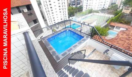 Cobertura triplex  com piscina em ondina com 301 m2