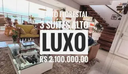 Apartamento Duplex de Luxo 3 Suítes - Horto Florestal, Salvador-BA: Vista Mar, Varanda Gourmet, 3 Vagas. Agende sua visita!