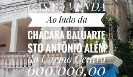 Excelente oportunidade: Casa à venda em Salvador-BA, bairro Santo Antônio! 3 quartos, 1 sala, 2 banheiros, 121m². Agende sua visita!