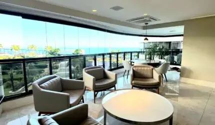 Apartamento de Alto Luxo na Barra: 4 Quartos, 4 Suítes, 330m² - Vista Mar, Porteira Fechada - Imperdível!
