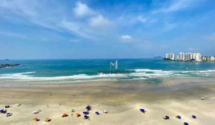 Apartamento Frente Mar Reformado com 2 dormitórios à venda, 110 m² por R$ 900.000 - Pitangueiras - Guarujá/SP