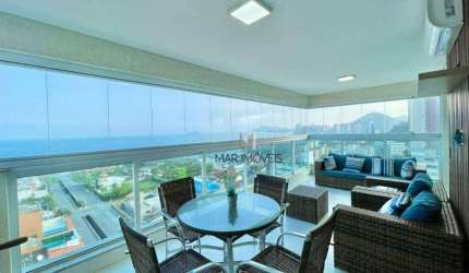 Apartamento com 3 dormitórios à venda, 151 m² por R$ 1.500.000,00 - Praia da Enseada - Guarujá/SP