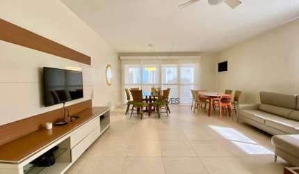 Apartamento com 4 dormitórios, 210 m² - venda por R$ 950.000,00 ou aluguel por R$ 7.500,00/mês - Pitangueiras - Guarujá/SP