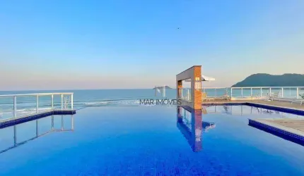Apartamento garden em condomínio com estrutura de resort em frente a praia do Tombo Guarujá!