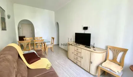 Apartamento com 2 dormitórios para alugar, 70 m² por R$ 3.200,02/mês - Pitangueiras - Guarujá/SP