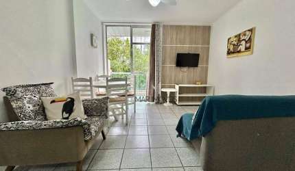 Apartamento com 2 dormitórios à venda, 55 m² por R$ 379.000,00 - Pitangueiras - Guarujá/SP