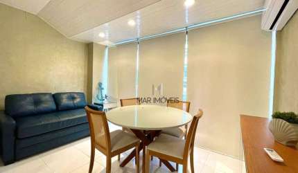 Flat com 2 dormitórios à venda, 70 m² por R$ 450.000,00 - Pitangueiras - Guarujá/SP