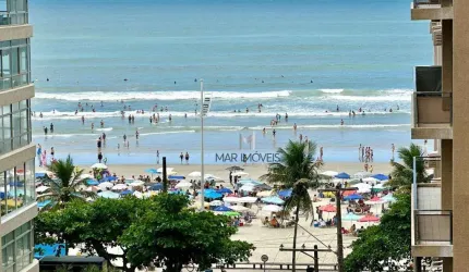 Apartamento á 50metros da praia disponível para venda e locação anual!