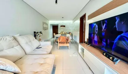 Apartamento com 3 dormitórios à venda, 115 m² por R$ 700.000,00 - Pitangueiras - Guarujá/SP