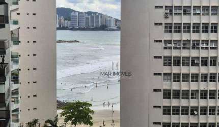 Apartamento em excelente localização a 150 metros da praia das Pitangueiras no Guarujá!