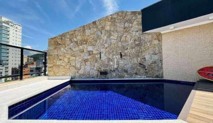 Cobertura com 3 dormitórios à venda, 160 m² por R$ 1.350.000 - Praia da Enseada - Guarujá/SP