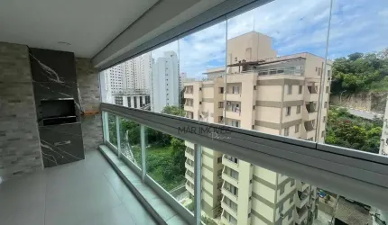 Apartamento com 2 dormitórios para alugar, 90 m² por R$ 6.000/mês - Praia das Astúrias - Guarujá/SP