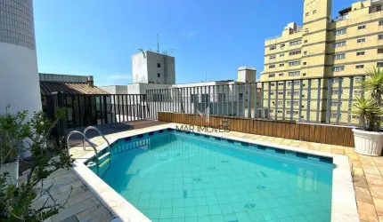 Cobertura com 3 dormitórios para alugar, 280 m² por R$ 8.000/mês - Pitangueiras - Guarujá/SP