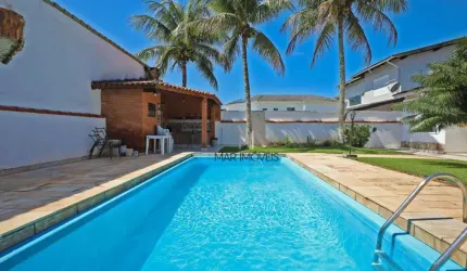 Casa com 3 dormitórios para alugar, 240 m² por R$ 10.000,00 - Acapulco - Guarujá/SP