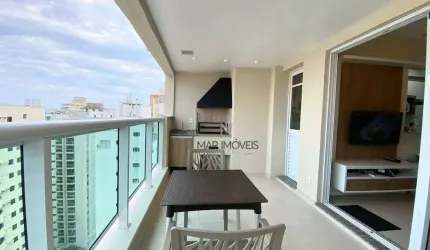 Apartamento com 2 dormitórios para alugar, 71 m² por R$ 6.000/mês - Pitangueiras - Guarujá/SP
