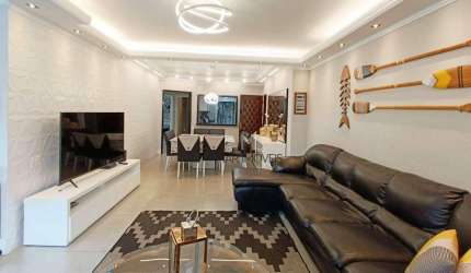 Apartamento com 4 dormitórios à venda, 167 m² - Praia da Enseada - Guarujá/SP