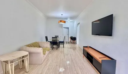 Apartamento com 3 dormitórios para alugar, 80 m² por R$ 4.200/mês - Pitangueiras - Guarujá/SP
