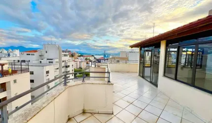 Cobertura com 3 quartos à venda na Rua Bias Peixoto, 75, Abraão, Florianópolis por R$ 1.200.000