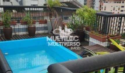 Cobertura para aluguel, 5 quartos no bairro Embaré em Santos