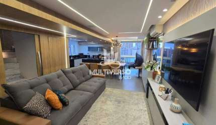 Apartamento Duplex à venda, 2 quartos no bairro Campo Grande em Santos