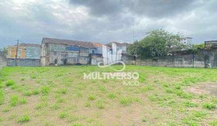 Terreno à venda, no bairro Encruzilhada em Santos