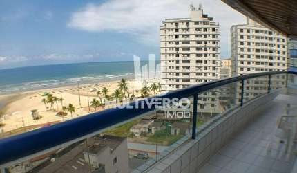 Apartamento de 2 dormitórios com vista mar na Tupi