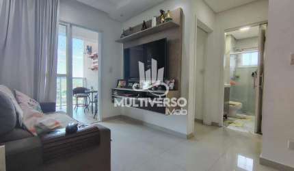Apartamento 02 dormitórios, 59m², Vila Mathias, piscina e lazer completo, vaga de garagem, R$550.000,00