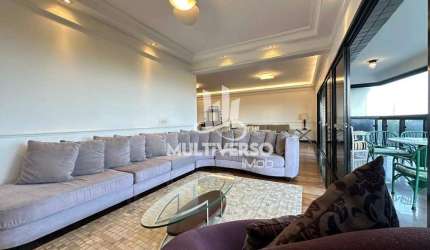 Apartamento de Luxo vista Mar, Pompéia, 03 suítes + dependência,254m², sala mapla, sacada vista mar, 02 vagas de garagem, R$3.000.000,00