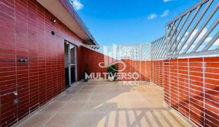 Cobertura duplex 3 dormitórios com terraço e churrasqueira na Vila Belmiro em Santos