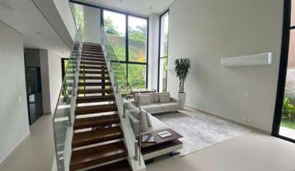 Condomínio Residencial Veduta Blu, Casa de alto padrão estilo sobrado com 3 suítes  Jundiaí - SP.