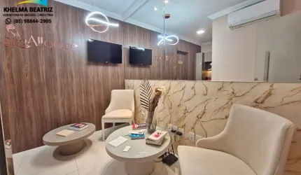 Sala toda projetada no The One Tower, 1 vaga, Aldeota