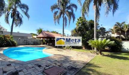 Casa com 5 dormitórios  (4 suítes) à venda - AT 2630 m²  - AC 477 m² - R$ 2.200.000 - Condomínio Vale do Sol - Tremembé/SP