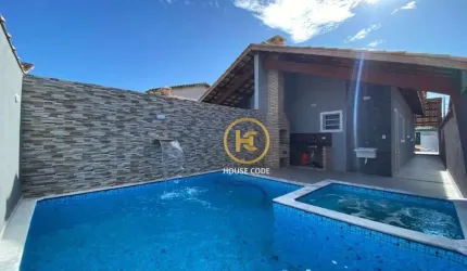 Casa com 2 dormitórios à venda, 75 m² por R$ 450.000,00 - Balneário Josedy - Peruíbe/SP
