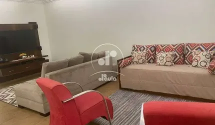 Sobrado a venda com 320m², 2 dormitórios, 1 suíte, 2 banheiros, 3 vagas, na Vila Scarpelli, Santo André/SP.