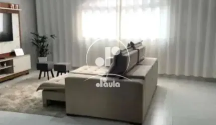 Sobrado à venda em Santo André-SP: 3 quartos, 1 suíte, 1 sala, 2 banheiros, 4 vagas de garagem, 226m² - Jardim Rina.