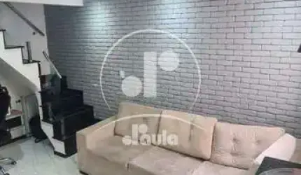 Cobertura a venda com 110m², 2 dormitórios, 1 suíte, 3 banheiros, na Vila Scarpelli, Santo André/SP.