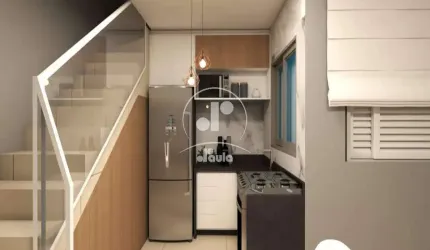 Cobertura de 90m² à venda na Vila Príncipe de Gales, Santo André-SP: 2 quartos, 1 suíte, 1 sala, 2 banheiros, 1 vaga