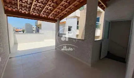 Cobertura a venda com 99m², 2 dormitórios com 1 suíte e 1 garagem na Vila Pires em Santo André