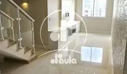 Cobertura de Luxo na Vila Guiomar: 2 quartos, 1 suíte, sala, 2 banheiros, 2 vagas - 164m² - Santo André-SP