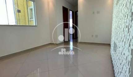 Cobertura sem condomínio na Vila Camilopolis com 02 vagas, 02 dormitórios sedo 01 suite e planejados