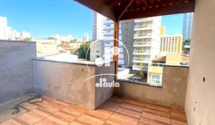 Cobertura com elevador Vila Bastos, Santo André-SP: 2 quartos, 2 suítes, 1 sala, 3 banheiros e 2 vagas
