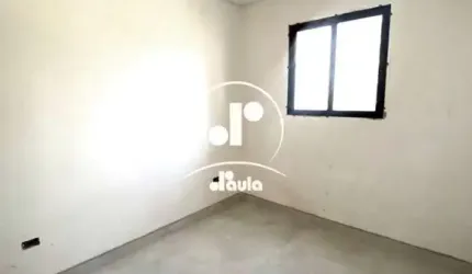 Apartamento de 90m² na Vila Bastos, Santo André: 2 quartos, 2 suítes, sala, 3 banheiros e 2 vagas de garagem.