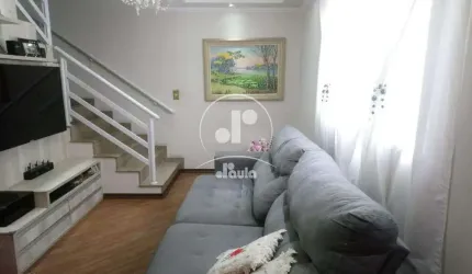 Imperdível casa à venda em Santo André-SP, Parque das Nações! 3 quartos, 1 suíte, 1 sala, 3 banheiros, 5 vagas de garagem.