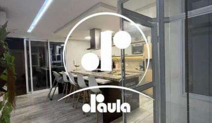 Apartamento Cobertura a venda no bairro Campestre em Santo André-SP, porteira fechada