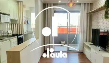Apartamento 50 m² semi mobiliado , 2 Dormitorios , 1 Vaga na Vila Metalúrgica, Santo Andre.