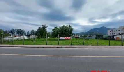 Terreno comercial para alugar na Rua Francisco Antônio da Silva, Sertão do Maruim, São José, 2813 m2 por R$ 3.000