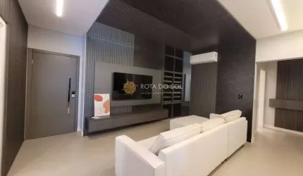 Sunsky Tower apartamento mobiliado com 3 suítes na Meia Praia
